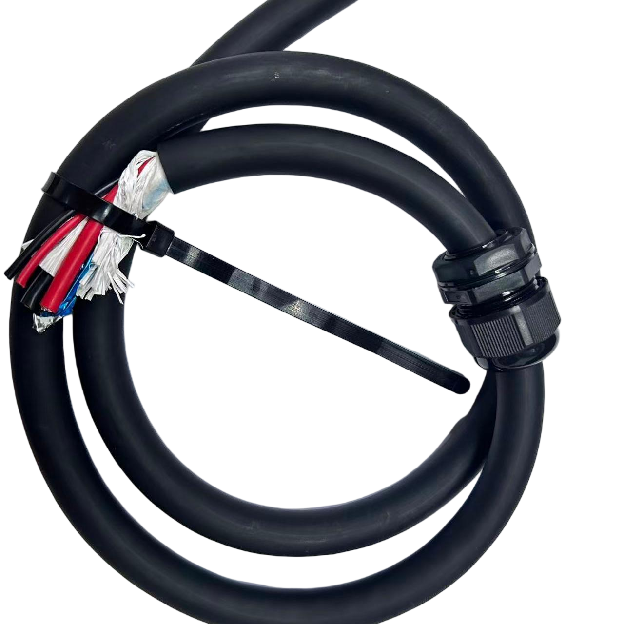 Anpassningsbar övergjuten ISOBUS-sockelkabel