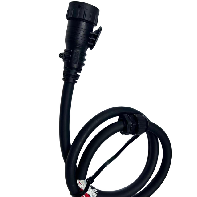 Anpassningsbar övergjuten ISOBUS-sockelkabel